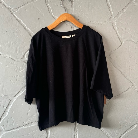 Christian Siriano Black Oversized Tee | NWT | Size L - Picture 1 of 6